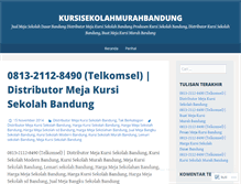 Tablet Screenshot of kursisekolahmurahbandung.wordpress.com