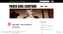 Desktop Screenshot of parisgirl17.wordpress.com