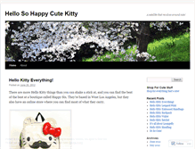 Tablet Screenshot of hellosohappycutekitty.wordpress.com