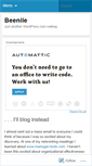 Mobile Screenshot of beenile.wordpress.com