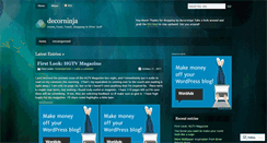 Desktop Screenshot of decorninja.wordpress.com