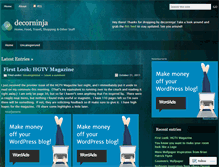 Tablet Screenshot of decorninja.wordpress.com