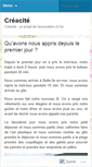 Mobile Screenshot of creacite.wordpress.com