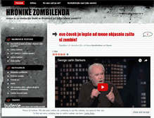 Tablet Screenshot of hronikezombilenda.wordpress.com