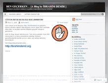 Tablet Screenshot of ibrahimdemir.wordpress.com