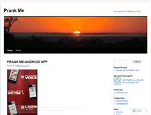 Tablet Screenshot of prankmeandr.wordpress.com
