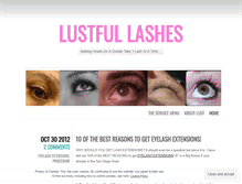 Tablet Screenshot of lustfullashes.wordpress.com