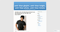 Desktop Screenshot of amirkhanbollywood.wordpress.com