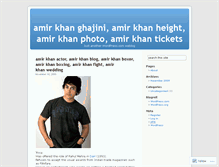 Tablet Screenshot of amirkhanbollywood.wordpress.com