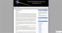 Desktop Screenshot of defendingblade.wordpress.com