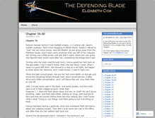 Tablet Screenshot of defendingblade.wordpress.com