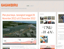 Tablet Screenshot of gagakbiru.wordpress.com