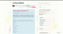 Desktop Screenshot of daytonread.wordpress.com