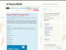 Tablet Screenshot of daytonread.wordpress.com