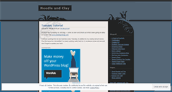 Desktop Screenshot of needleandclay.wordpress.com