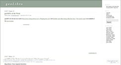 Desktop Screenshot of geolibro.wordpress.com