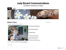 Tablet Screenshot of judybryant.wordpress.com