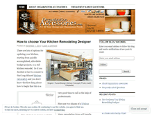 Tablet Screenshot of organizationaccessories.wordpress.com