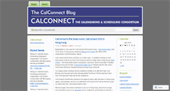 Desktop Screenshot of calconnect.wordpress.com