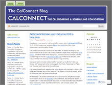 Tablet Screenshot of calconnect.wordpress.com