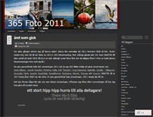 Tablet Screenshot of 365foton2011.wordpress.com
