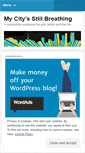 Mobile Screenshot of mycitysstillbreathing.wordpress.com