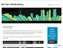 Tablet Screenshot of mycitysstillbreathing.wordpress.com