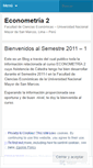 Mobile Screenshot of econometriados.wordpress.com