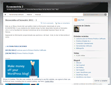 Tablet Screenshot of econometriados.wordpress.com