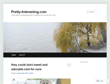 Tablet Screenshot of prettyinteresting.wordpress.com