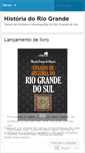 Mobile Screenshot of historiadoriogrande.wordpress.com