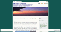 Desktop Screenshot of krystinascrossings.wordpress.com