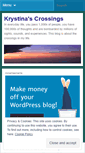 Mobile Screenshot of krystinascrossings.wordpress.com