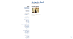 Desktop Screenshot of designerdesigner.wordpress.com