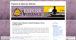 Desktop Screenshot of espoirvoyanceweb.wordpress.com