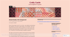 Desktop Screenshot of craftycastle.wordpress.com
