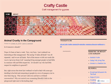 Tablet Screenshot of craftycastle.wordpress.com