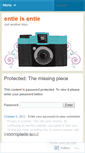 Mobile Screenshot of entieluchu.wordpress.com