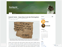 Tablet Screenshot of kucingair.wordpress.com