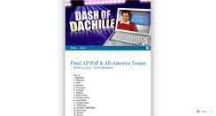 Desktop Screenshot of dashofdachille.wordpress.com