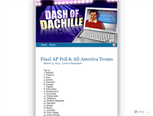 Tablet Screenshot of dashofdachille.wordpress.com