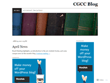 Tablet Screenshot of cgcc.wordpress.com