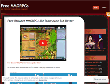 Tablet Screenshot of freemmorpgsite.wordpress.com