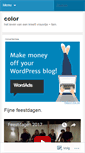 Mobile Screenshot of colorb.wordpress.com