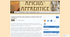 Desktop Screenshot of apiciusapprentice.wordpress.com