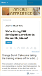 Mobile Screenshot of apiciusapprentice.wordpress.com