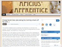 Tablet Screenshot of apiciusapprentice.wordpress.com