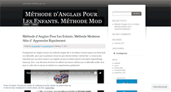 Desktop Screenshot of methodeanglais577.wordpress.com