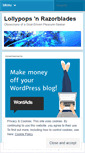Mobile Screenshot of lollypopsnrazorblades.wordpress.com