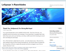 Tablet Screenshot of lollypopsnrazorblades.wordpress.com